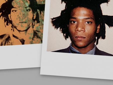 Pix : Jean Michel Basquiat - natural and by Andy Warhol